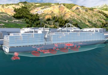 Descarbonização portuária: primeira barcaça movida a hidrogênio de alta potência para a eletrificação de navios atracados