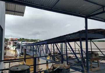 Obra de reconstrução do Terminal Hidroviário de Afuá está em fase de conclusão