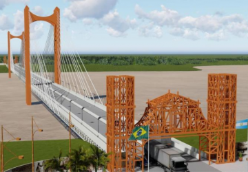 Assinatura de ordem de serviço garante elaboração de projeto de nova ponte entre Brasil e Argentina
