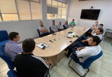 Diretoria da Superintendência do Porto de Itajaí recebe representantes da multinacional ArcelorMittal