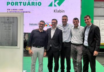 Com apoio da Agência Porto, Klabin inaugura terminal portuário de R$ 120 mi em Paranaguá