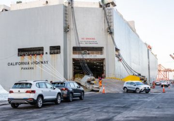 Porto de Suape testa rede 5G em operação no Hub de Veículos