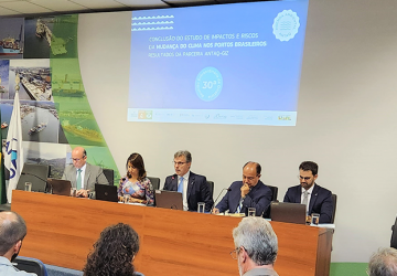 Finalizado estudo de impacto climático nos portos brasileiros