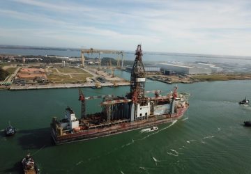 Navio Sonda ODN I chega ao estaleiro Rio Grande para reparos, atividades que podem gerar até 700 empregos
