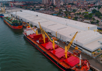 Eldorado Brasil inaugura o maior terminal de celulose do Porto de Santos