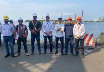 Obras de derrocagem dão início ao aprofundamento de áreas do Porto do Rio de Janeiro