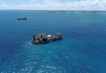 Porto de Suape dá início à última etapa da dragagem do canal externo para incrementar a movimentação de cargas