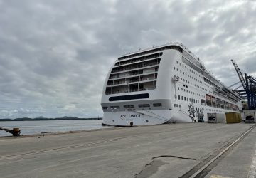 Temporada de cruzeiros já atraiu mais de 9 mil de pessoas para Paranaguá