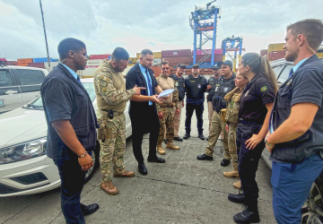 Simulado de segurança em navio de cruzeiro é realizado no Porto de Paranaguá