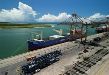 Gigante chinesa BYD desembarca quase 2 mil veículos elétricos no Porto de Suape