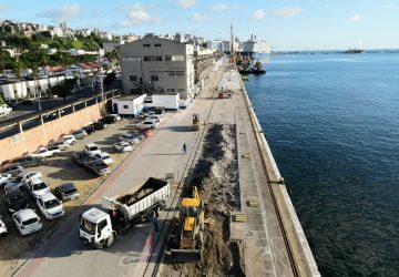 CODEBA realiza obra de requalificação sustentável no cais do Porto de Salvador