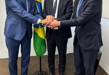 Ministros Haddad e Silvio Costa Filho se reúnem com o CEO da CMA CGM para discutir investimentos no Brasil