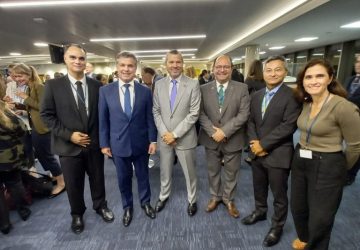 Comitiva da ANTAQ participa de sessão, na IMO, para discutir a redução da emissão de carbono e a descarbonização do setor portuário