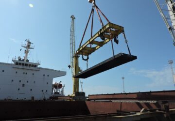 Recorde histórico: Porto do Pecém embarca 387.690 toneladas de placas de aço da ArcelorMittal neste mês de maio