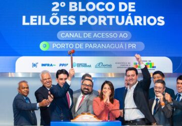 Consórcio CCGC vence leilão e vai investir R$ 1,22 bilhão no canal de acesso do Porto de Paranaguá
