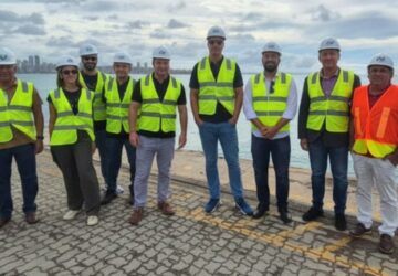 Companhia Docas do Ceará recebe comitiva do MPOR e Infra S.A para avaliar o arrendamento do MUC 04