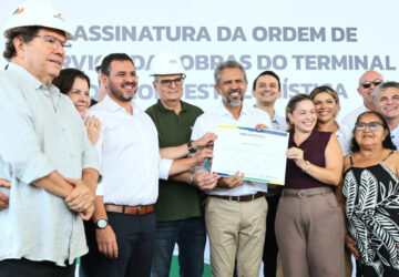 No Ceará, iniciadas obras do terminal logístico que ligará o Porto do Pecém à Transnordestina