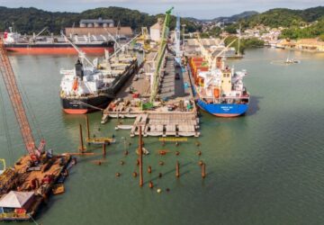 Obra de R$ 100 milhões prepara porto no Norte de SC para supernavios